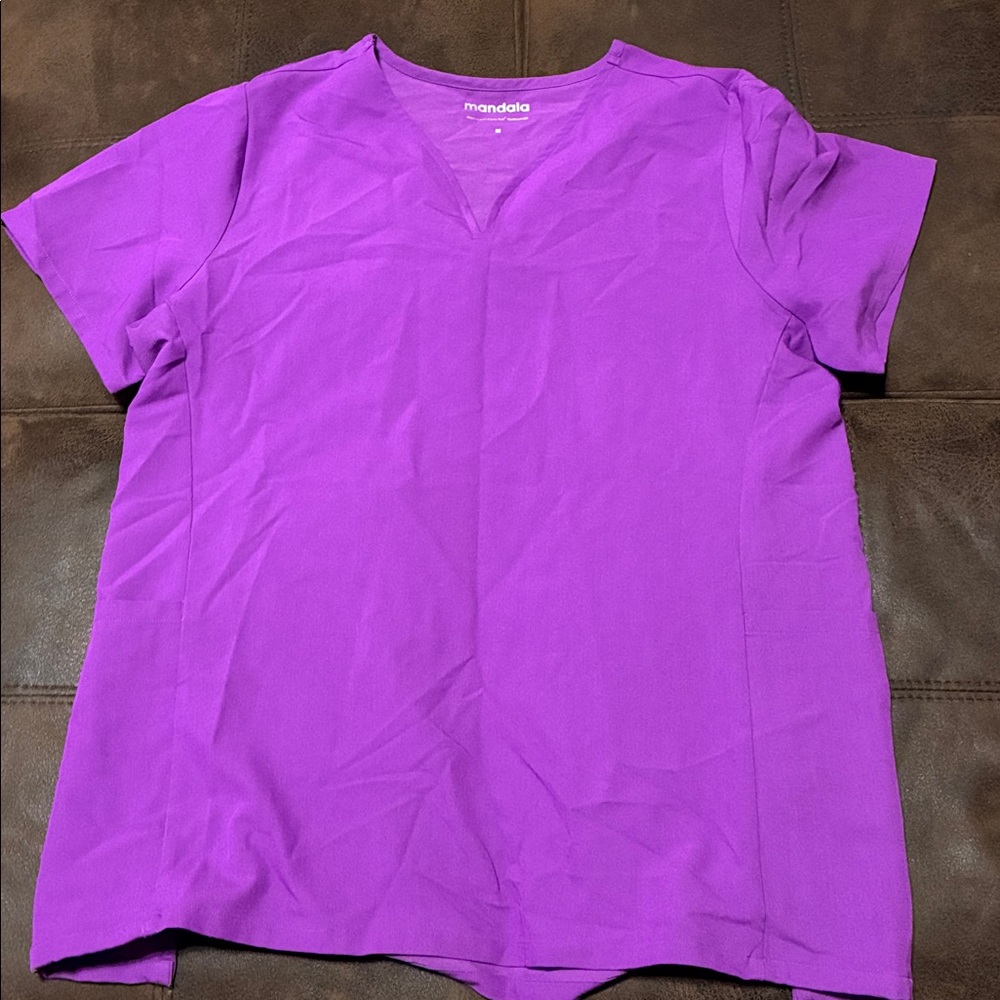 Mandala Women's Purple scrub set